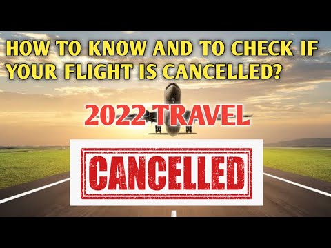 how do you know if your flight is cancelled